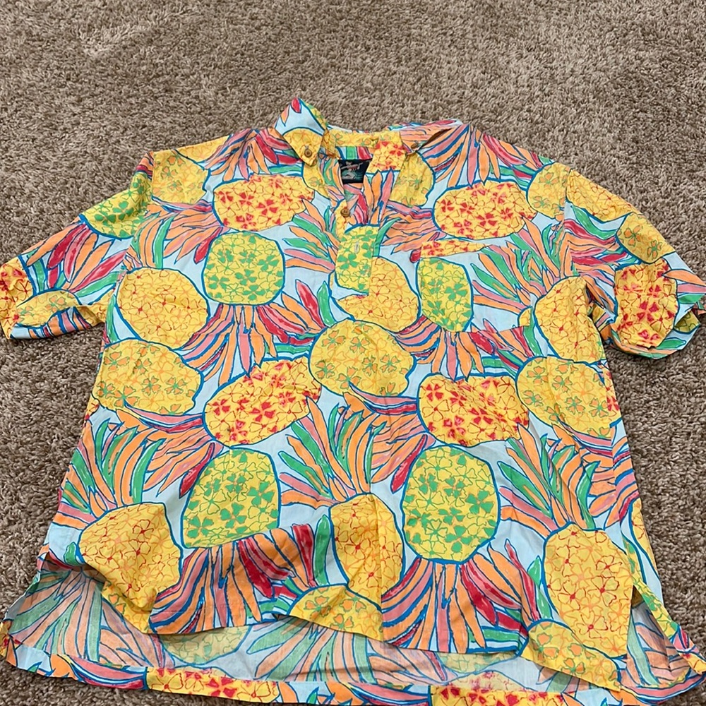 Men’s Tropical Pineapple Popover